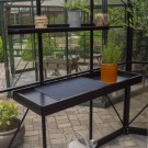 Introduksjonstilbud! Universal bred hylle i blank aluminium. 118,5 cm x 43 x 7,6 cm. thumbnail